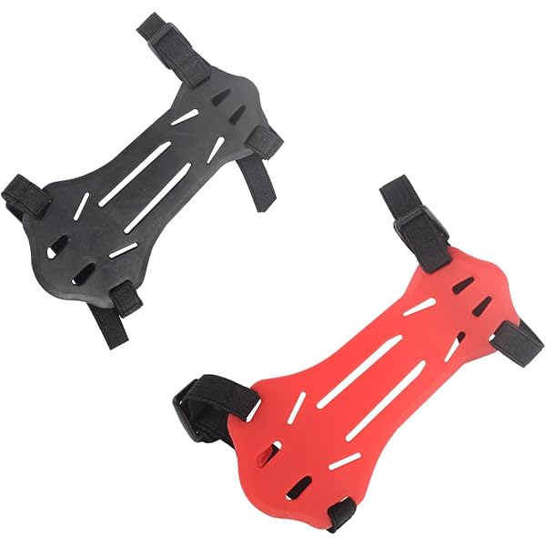 Archery Arm Guard - Durable Plastic Forearm Protector For Sports & Arrow Shooting (Random Color)