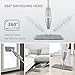 FORSPEEDER Spray Mop for Floor Cleaning, Hardwood Floor Mop with a 640 ML Refillable Bottle and 2 Washable Mop Heads, Handle Mop for Home Kitchen （2 mop Pads） (Spray Mop with 2 Mop Pad)