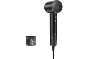 Laifen Swift Hair Dryer, High Speed 200M Ionic Blow Dryer with 110, 000 RPM Brushless Motor for Fast Drying, Low Noise, Hairdryer with Magnetic Nozzle