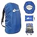 Jepeak 35L Nylon Waterproof Backpack Rain Cover Rucksack Water Resist Cover for Hiking Camping Traveling Outdoor Activities, Blue