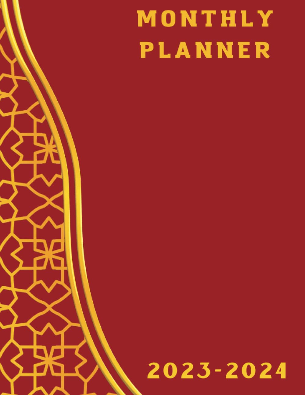 Monthly Planner 2023-2024: Weekly Planner 24 Mont, Weekly Planner2023-2024 , Lined Pages , Soft Cover