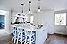 LEONLITE 1-Light Industrial Clear Glass Pendant Light Fixture, UL Listed, E26 Base, Edison Vintage Style Lampshade, Adjustable Height, for Kitchen, Dining Room, Restaurant, Cafe