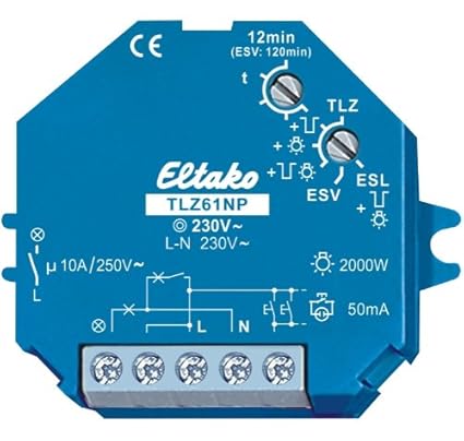 Eltako Treppenlichtzeitschalter, TLZ61NP-230V