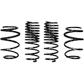 Eibach Suspension Spring Kit, PRO-KIT, Lowering, 4 Coil Springs, Black Powder Coat, compatible with Honda Civic 2017-21, Kit