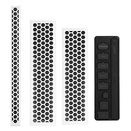 MoKo Xbox One S Dust-Proof Kit, Dirt-Proof Prevention Cover Case Mesh Filter Jack Stopper Pack for Xbox One S Gaming Console