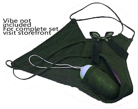 (2 Pairs; Fits All) Sexy Thongs G-string Panties Underpants Bullet Panty With Secret Pocket for Vibrating Massager