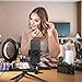 6'' LED Ring Light with Tripod Stand for Makeup/YouTube Video, Tenswall Mini Desktop LED Camra Light with Phone Holder Selfie Ring Light for Live Stream/Photography with 3 Light Modes & 11 Brightness
