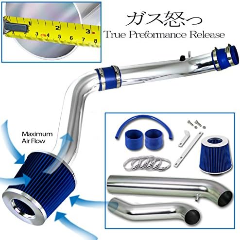 High Flow Sport Cold Air Intake Kit+Blue Filter Fit 92-95 Civic CX DX LX EX SI with 1.5L/1.6L
