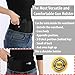 JesitaGear Belly Band Holster for Concealed Carry, IWB Holster, Adjustable Neoprene Waist Hand Gun Holster for Men and Women Fits Ruger LCP, Glock 17,19, 42, 43, Sig Sauer, M&P Shield