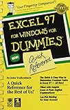 Excel 97 For Windows For Dummies: Quick Reference by John Walkenbach