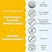 JUST Water Infused - Lemon Flavored Spring Water - Eco-Friendly and Sustainable, Boxed Bottled Water - Low Calorie Beverage with No Artificial Flavors, 8.0 Alkaline pH - 16.9 Oz, (Pack of 12)…