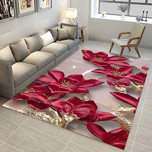 HYRL 3D Area Rug Non-Slip Doormat Carpet Printing Rug for Living Room, Bedroom, Kitchen, Bathroom,A,180280cm