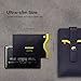 Mukonay RFID Credit Card Holder, Upgraded Ultra Slim 12 Blocking Sleeves 2 Protector Cards 4 Passport Protective Shield Smart Fit Men Women Wallets Long Range Theft Protection