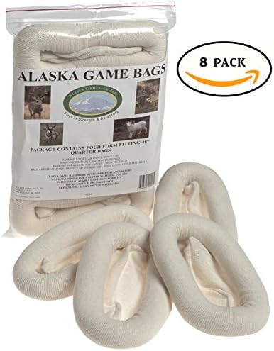 Alaska Game Deer, Antelope and Sheep Bags, 48-Inch (Two 4 packs)