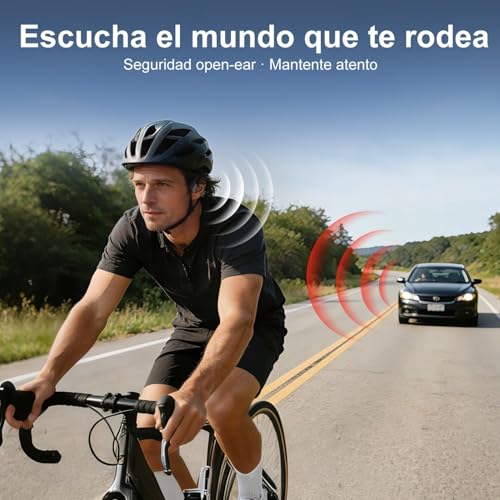 Auriculares, Auriculares Deportivos inalámbricos Bluetooth de Oreja Abierta, IPX6, Impermeables, Ligeros, con Auriculares para correrz Auriculares para Dormir