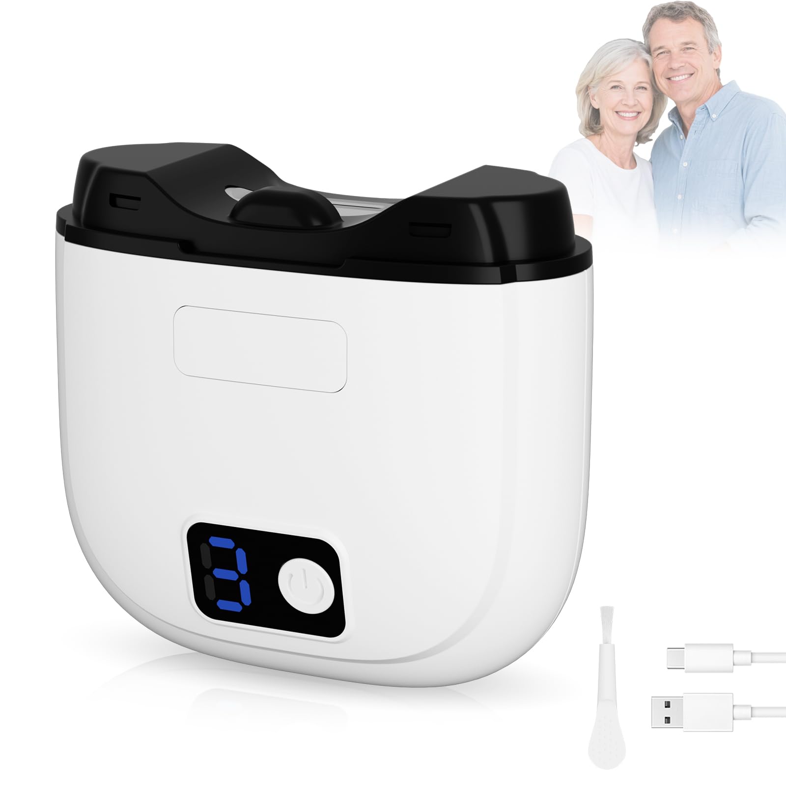 Photo 1 of 2026 Upgraded 3-in-1 Electric Nail Clipper, Smart Nail Clipper for Seniors with Polishing & 3 Speeds, Automatic Cutter with LED Light and Nail Clipping Collection Box for Seniors/Adults/Baby