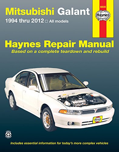 Mitsubishi Galant 1994 thru 2012: All models (Haynes Repair Manual)