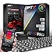 OPT7 Aura Pro 6PC Interior Lights for Truck SUV RV with App & Remote Control, Multicolor Mode, Music Sync Neon Accent Lighting Kit, Under Dash Decor, 12V Car Charger, Single Row LED Strip