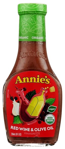 ANNIES HOMEGROWN DRSSNG WINE OLIVE OIL ORG