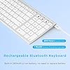 Bluetooth-Keyboard-for-Mac-Jelly-Comb-KUS015G-2-Multi-Device-Wireless-Keyboard-Full-Size-Ultra-Slim-UK-QWERTY-Specially-for-Apple-OSiOS-Systems-White-and-Silver Bluetooth Keyboard for Mac, Jelly Comb KUS015G-2 Multi-Device Wireless Keyboard Full Size Ultra Slim UK QWERTY Specially…