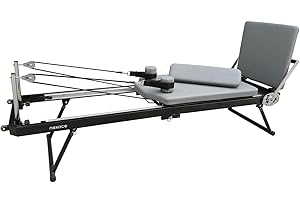 nexace Pilates Reformer Machine Equipment with Spring for Home Workout,Foldable Reformer Pilates for Beginner ,Big Size