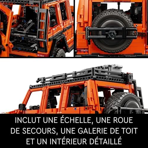 Technic Mercedes-Benz G 500 PROFESSIONAL Line - Maquette Voiture à Construire pour Adultes - Modèle de Classe G - Idée Cadeau pour les Passionnés de 4x4 et Véhicules de Luxe à Collectionner 42177