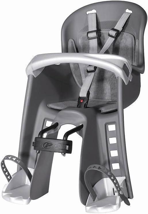 Polisport bikekids seat Bilby Junior dark grey/silver bike child seat