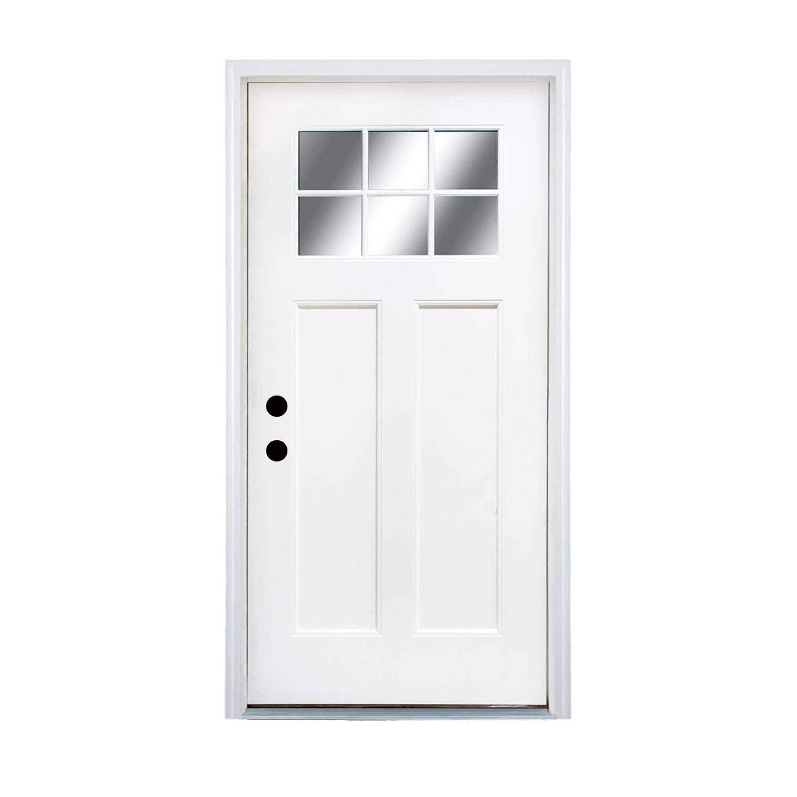 KHSHOW Fiberglass Entry Door, 36'' x 80" Door with