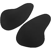 IWOWHERO Reusable Sponge Butt Lift Pads Hip Thigh Enhancer Inserts for Women High Waist Shaping Pants for Natural Curves and Comfortable Fit Black