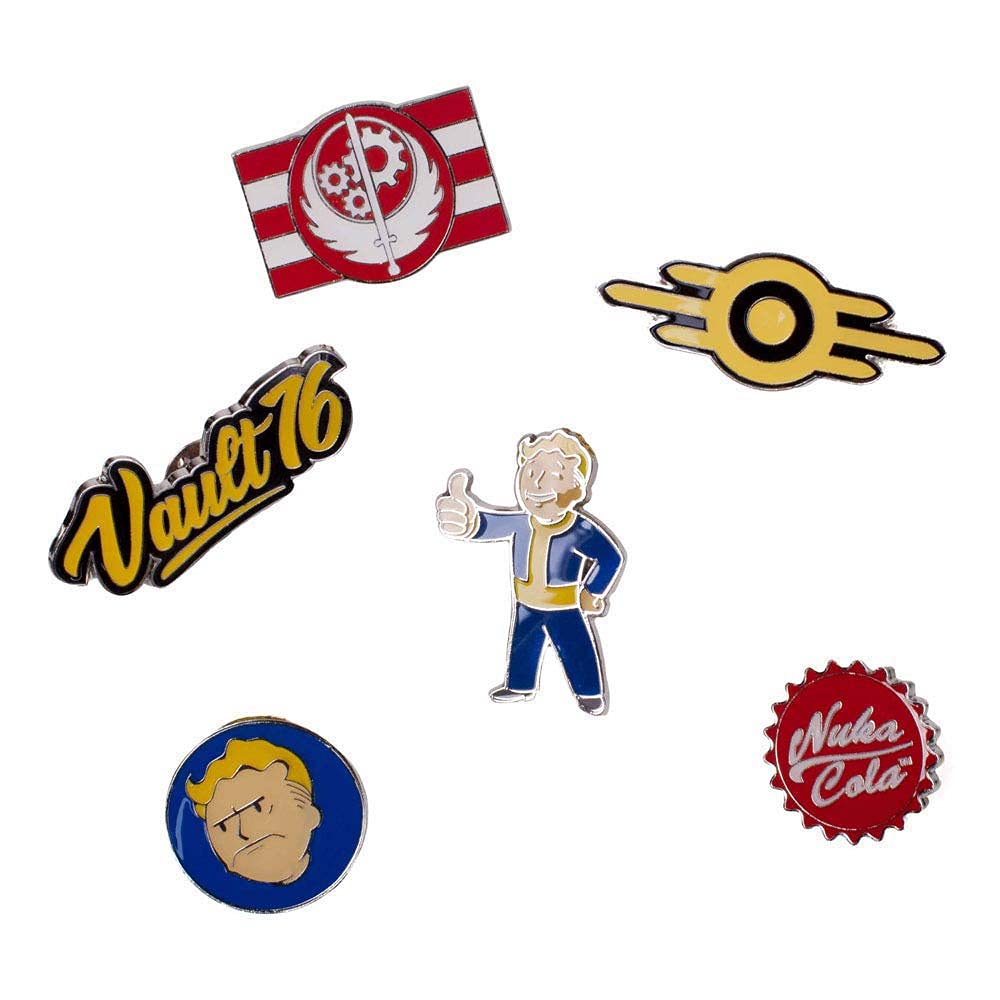 Difuzed Fallout 76 - Set of 6 Metal Pins