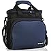 Insulated Lunch Bag S1: Stylish Lunch Box Office Work Men Women Teens Boys Girls Adjustable Strap Handle Front and 2 Side Pockets SIze H: 10