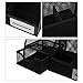 RosyMyth Wire Mesh Desk Organizer with 6 Compartments+ Drawer | The Mesh Collection,Perfect for Office, Students, or Home,Black