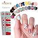 HIGH’S EXTRE ADHESION 20pcs Nail Art Transfer Decals Sticker Pattern Series The Cocktail Collection Manicure DIY Nail Polish Strips Wraps for Wedding,Party,Shopping, Travelling (Summer)