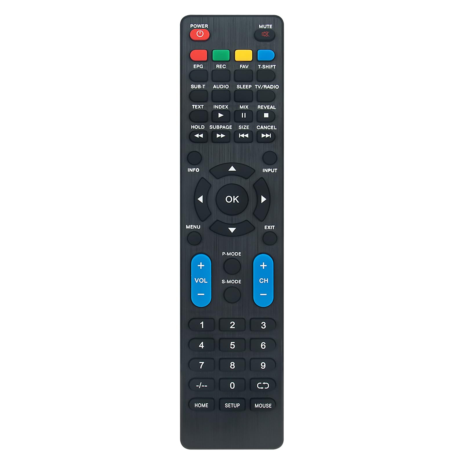 AULCMEET Replacement Remote Control Fit for Vivax LED TV LED TV-65UHD121T2S2SM LED TV-50UHD122T2S2SM LED TV-55UHD122T2S2SM LED TV-65UHD122T2S2SM LED TV-50UHD123T2S2SM LED TV-55UHD123T2S2SM