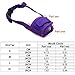 Bluecookies Dog Breathable Mesh Nylon Muzzles with Adjustable Velcro, Large, Purple