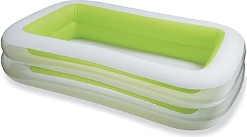Intex Swim Center Family Inflatable Pool, 103" X 69" X 22", for Ages 6+