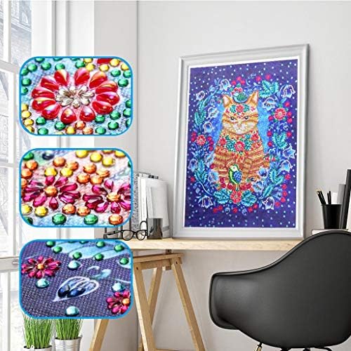 Special Shaped Animal Diamond Painting,Amyline DIY 5D Partial Drill Cross Stitch Kits Crystal Rhinestone of Picture Serial Diamond Embroidery Arts Craft