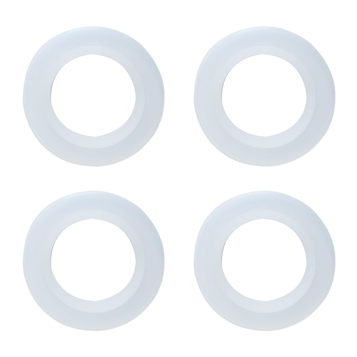 Qrity 4 Pcs O-Rings Gasket 23mm, Sink Plug Seal, Lip Bath Plug, Washer Basin Sealing Ring, Bathtub Plug Gasket, Pop Up Basin Waste Seal, Suitable for the Drainage Plug of Push-Type Pop Up Wash Basin