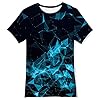 TUONROAD Jongens T-shirt 3D Zomer Casual Korte Mouwen T-shirts Tops voor Jongens Meisjes Kinderen 6-14 jaar