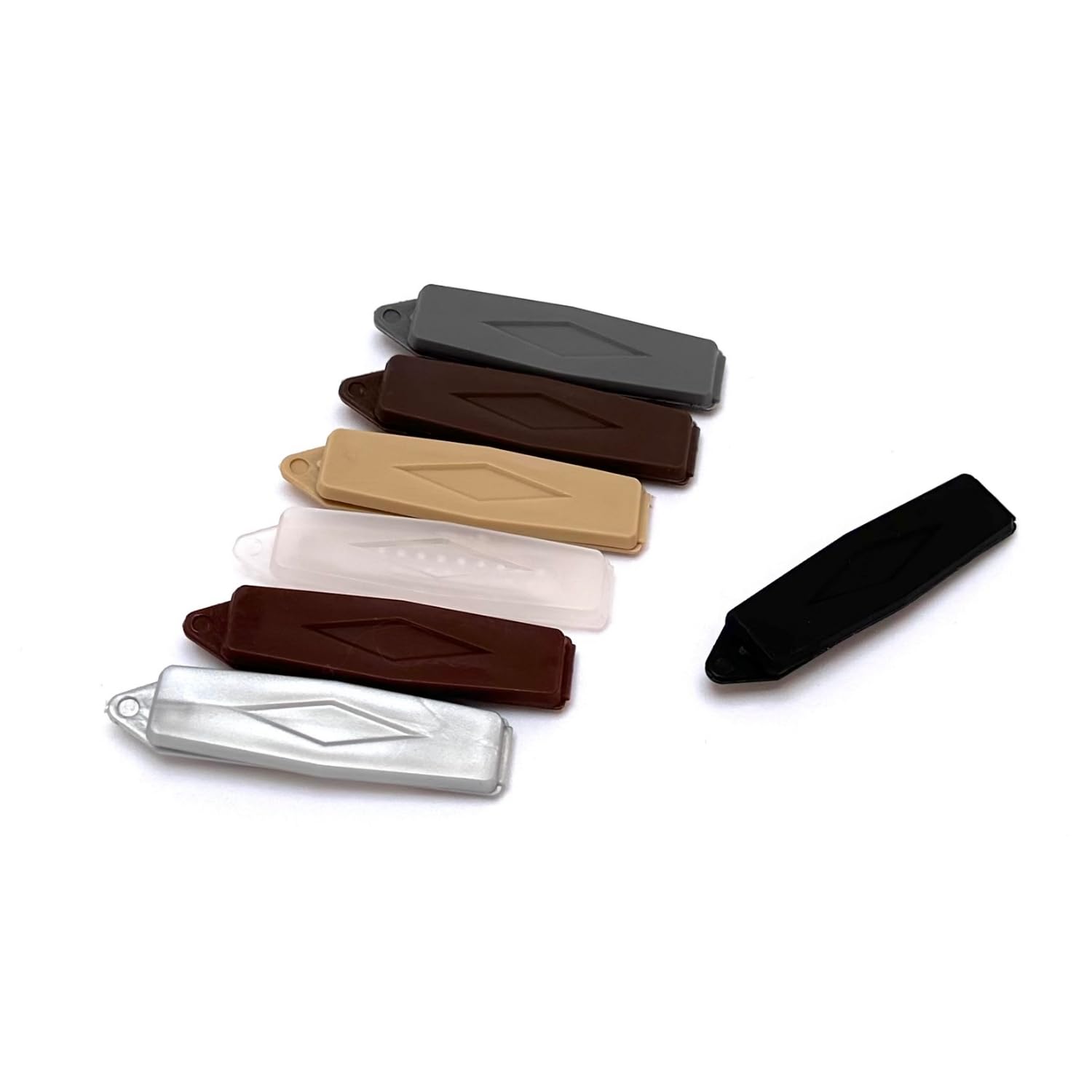 Camtiac Dog Hair Clip Diamond 7-Piece Edition Brown/Grey