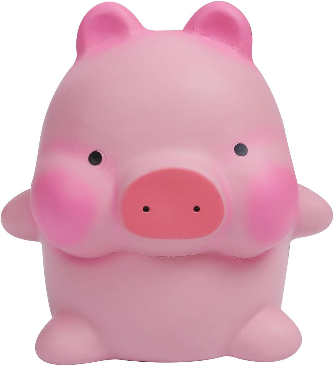 Anboor 7.5 Inches Squishies Jumbo Pig Kawaii Soft Slow Rising Scented Big Animal Squishies Stress Relief Kid Toys Pink - Image 4