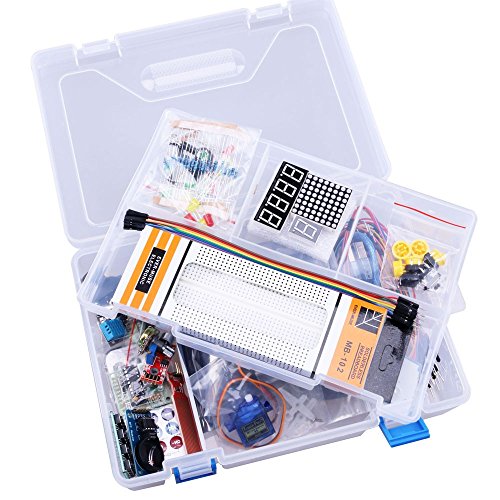 RoboGets The Most Complete Arduino Uno R3 Starter Kit with All Sensors, Rfid & Plastic Box, The Most Complete Ultimate Starter, Robotics, Electronics