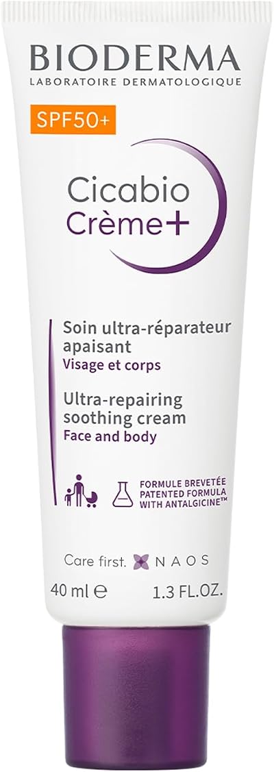 Bioderma Cicabio SPF50+ Cream 40 ml Repairing Soothing Protecting