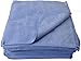 Eurow Microfiber Premium 12 x 12 350 GSM Cleaning Towels Blue - 50 Pk