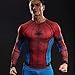 COOLMAX Civil War Long Sleeve Spiderman Compression Shirt 3D Print Men's Gym Top (Large, Blue)