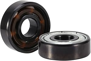 16PCS Ball Bearing Set Inline Roller Skate High Speed 608 Bearings Single Side Ceramic Balls for Skateboards,Inline Skates,Sc