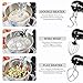 Stand Mixer, Aicok 5-Quart 500-Watt 6-Speed Dough Mixer with Stainless Steel Bowl, Tilt-Head Food Mixer, Kitchen Electric Mixer with Double Dough Hooks, Whisk, Beater, Pouring Shield, Black