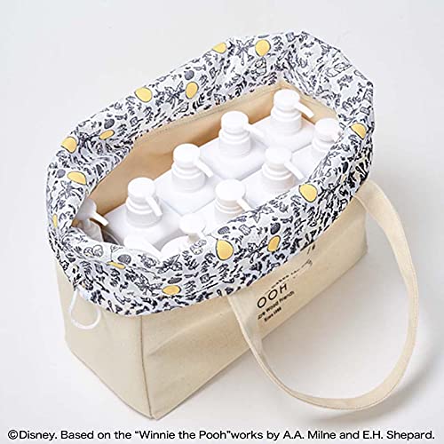 steady.(ステディ.) 2021年9月号:8/5発売【雑誌付録】くまのプーさんデザイン 巾着カバー付き 収納バッグ