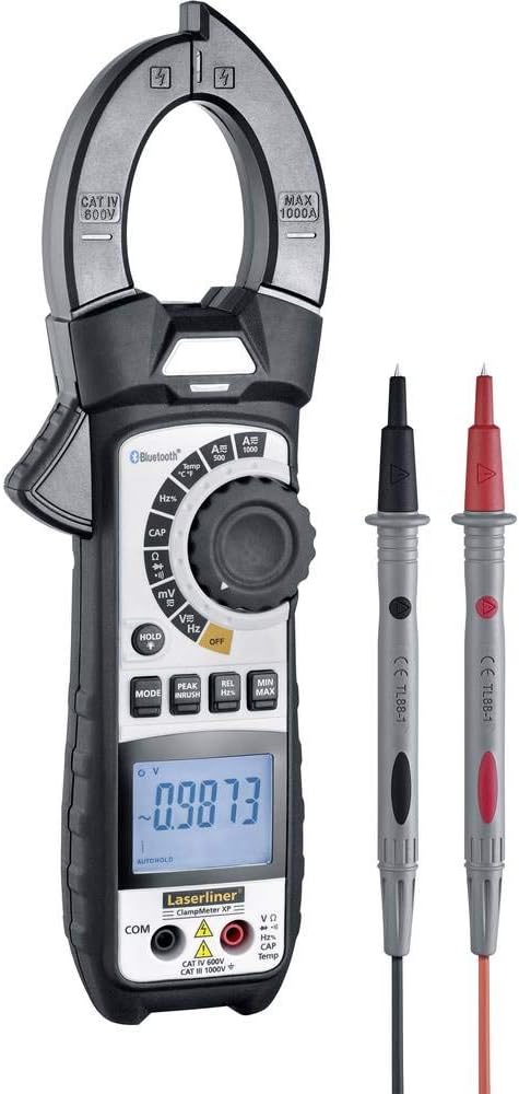 LaserlinerClampMeter XP (BT) Stromzange digital CAT III 1000 V, CAT IV 600V Anzeige (Counts): 50000
