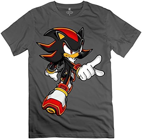 Enocho Men's Sonic Art Assets Shadow Hedgehog 5 T-shirt - M DeepHeather